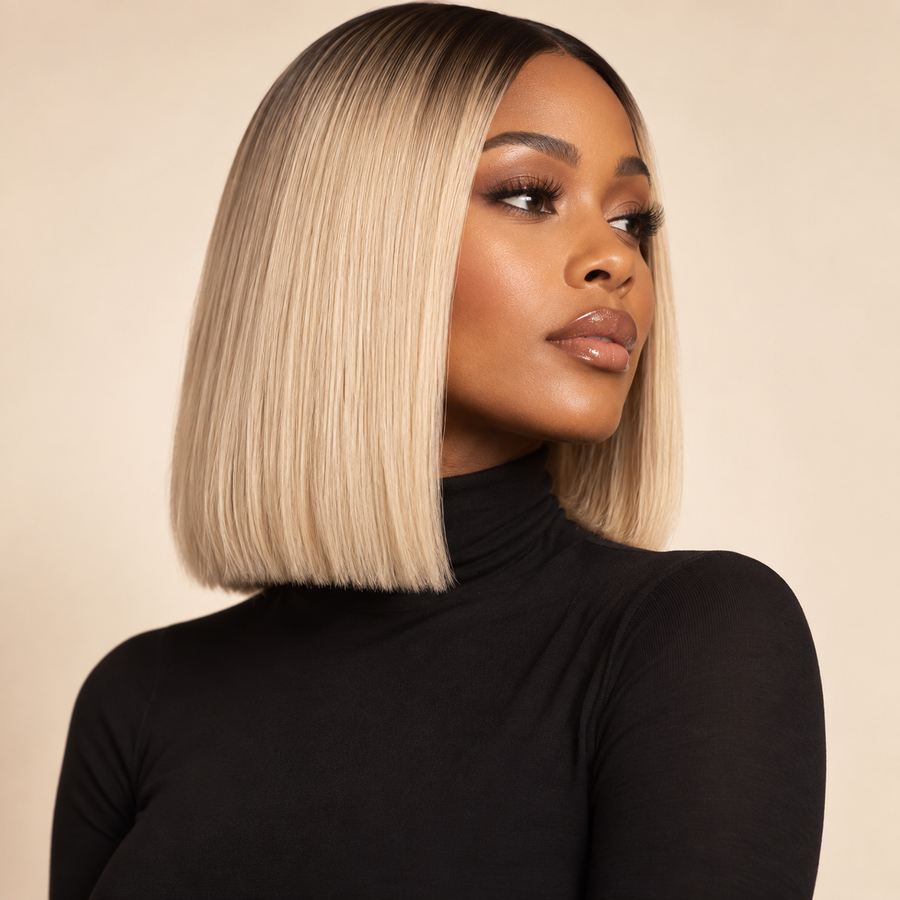 AVH Extensions | ASHLEE | Ready-to-Wear wig campaign model