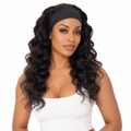 Athena wig on model — AVH Extensions