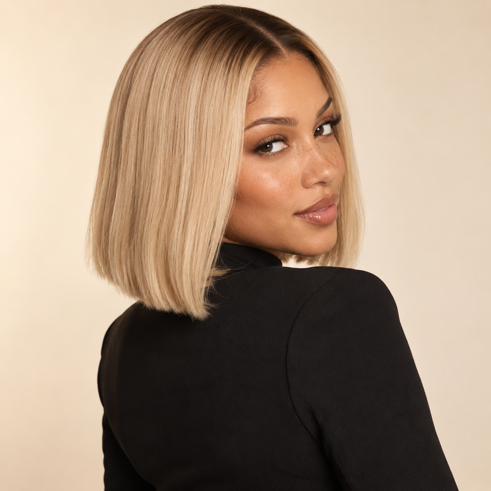 AVH Extensions | LONDON | Ready-to-Wear wig campaign model
