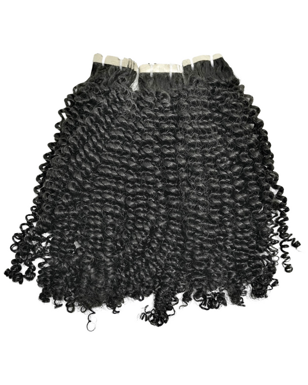 Mongolian Kinky Curly Tape Ins - AVH Extentions & Wigs 