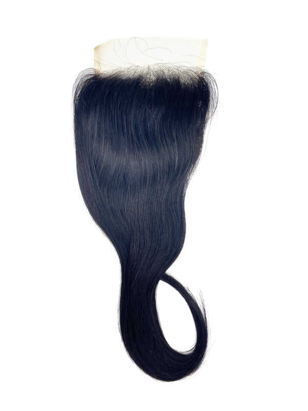Closures are one of the best solutions for those transitioning from relaxed to natural hair, or simply to conceal their hair during their install. They are also great for those looking for a protective style. Protective hairstyles allow one to avoid putting excessive heat and products on their hair.  Our Malaysian HD 5x5 Closure can be easily curled or straightened. Some of our closures come with a predefined middle part, but they are able to be parted anywhere with a little bit of plucking and molding.