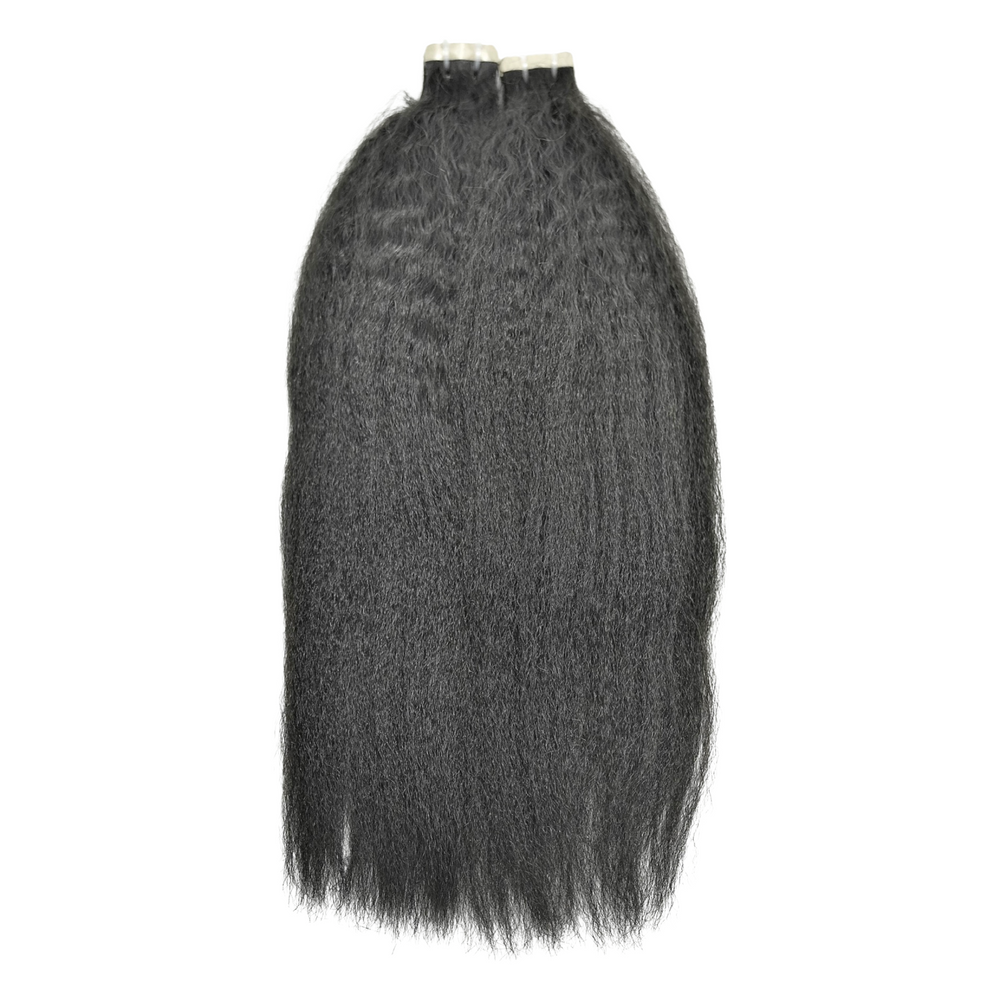 Mongolian Texture Straight Tape Ins - AVH Extentions & Wigs 